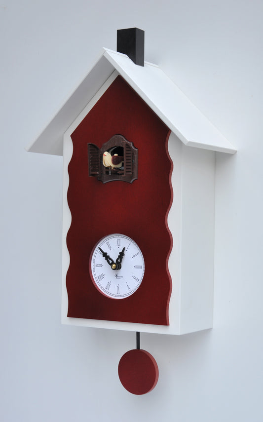 Moderne koekoeksklok Pirondini Cucu Lac 40cm Crème