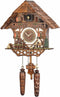 Koekoeksklok met houthakker & muziek Quartz uurwerk Trenkle Uhren 34cm