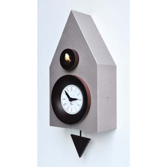 Moderne koekoeksklok Pirondini Dark 36cm Aluminium