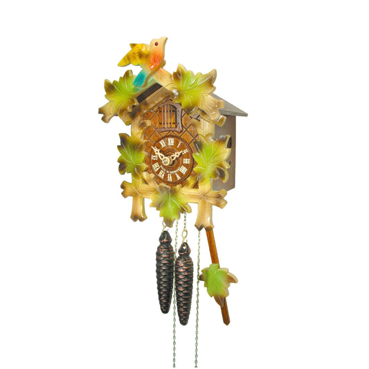 Handgeschilderde koekoeksklok jacht 1-daags August Schwer 24cm-Koekoeksklokonline.nl