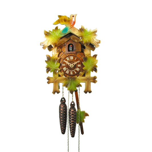 Handgeschilderde koekoeksklok jacht 1-daags August Schwer 24cm-Koekoeksklokonline.nl