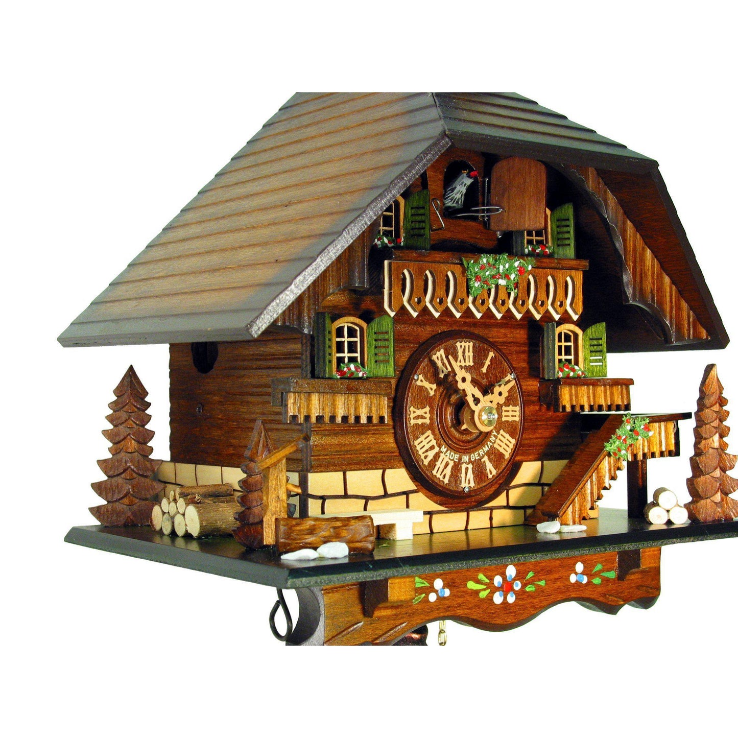 Koekoeksklok Chaletstijl 1-daags August Schwer 21cm-Koekoeksklokonline.nl