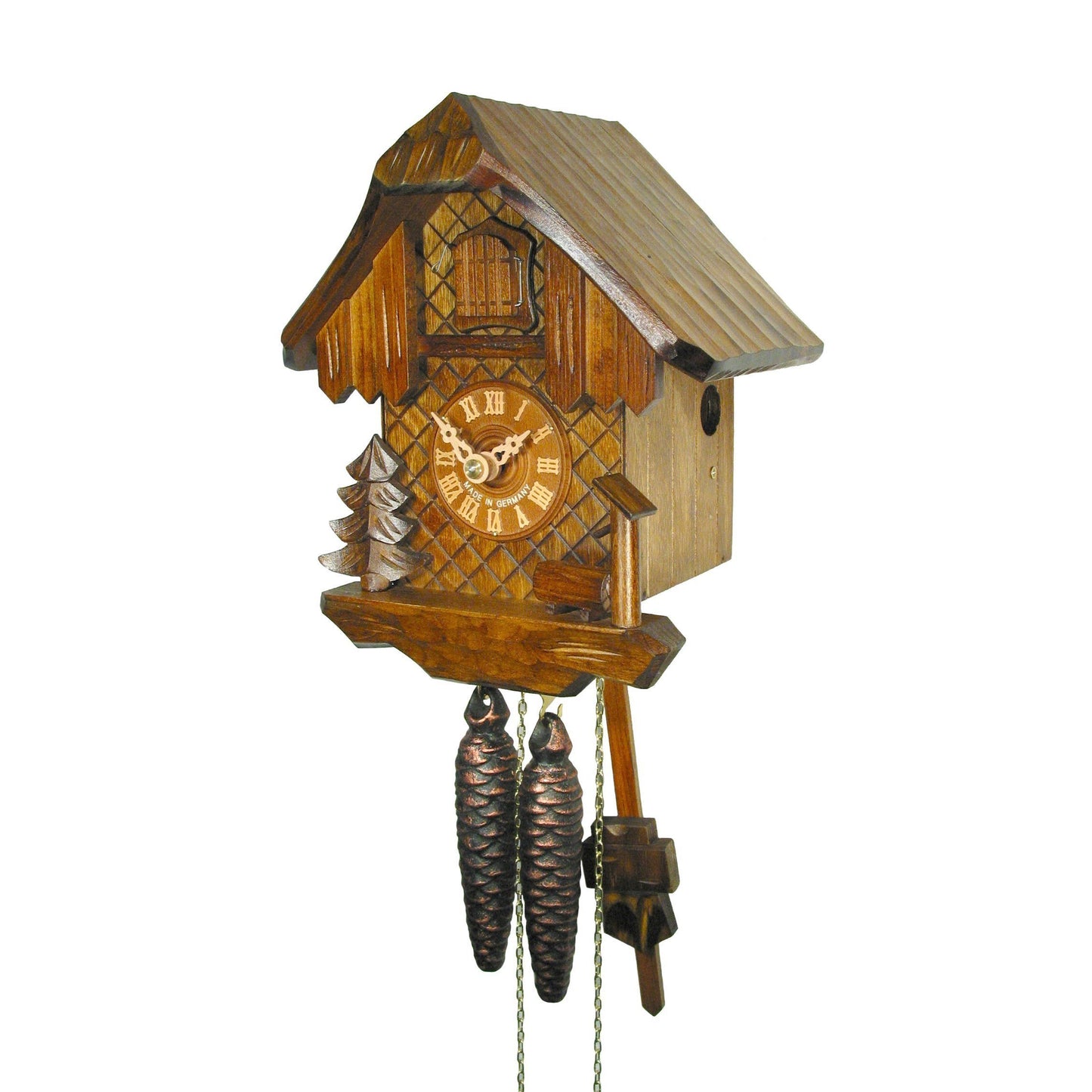 Koekoeksklok Chaletstijl 1-daags August Schwer 22cm-Koekoeksklokonline.nl