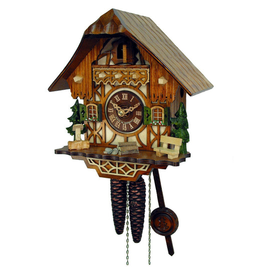 Koekoeksklok Chaletstijl 1-daags August Schwer 23cm-Koekoeksklokonline.nl