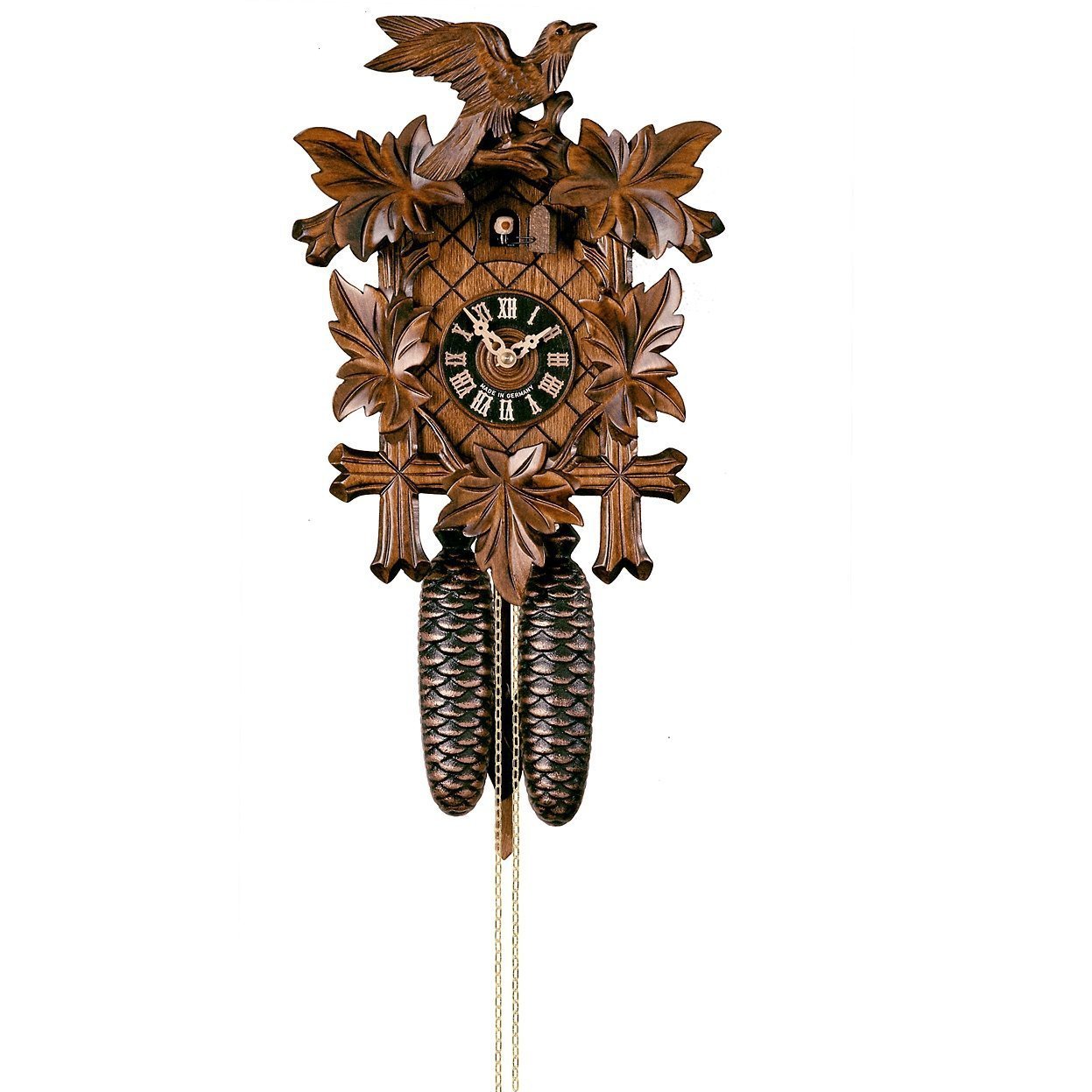 Koekoeksklok Jachstijl 8-daags Hönes 38cm-Koekoeksklokonline.nl