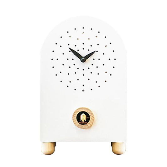 Moderne koekoeksklok Pirondini Marconi 27cm wit - Koekoeksklokonline.nl