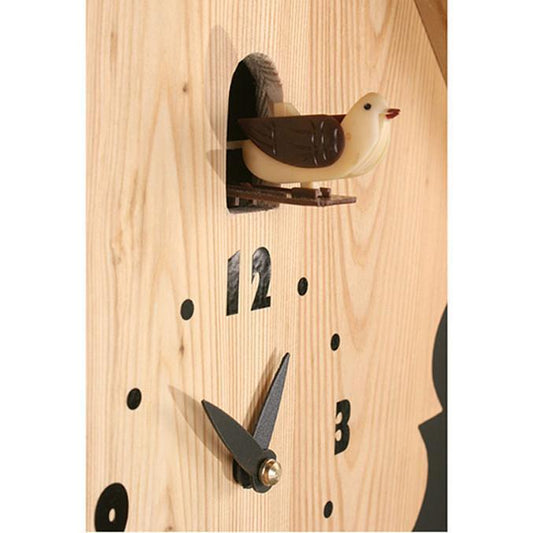 Moderne koekoeksklok Pirondini Natural 39cm - Koekoeksklokonline.nl