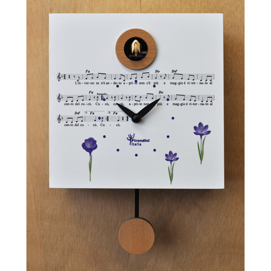 Moderne koekoeksklok Pirondini Primavera 20.5cm - Koekoeksklokonline.nl