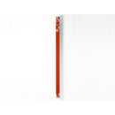 Moderne design klok Progetti Il Tempo Stringe verticaal 150cm Rood