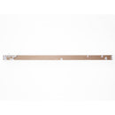 Moderne design klok Progetti Il Tempo Stringe horizontaal 6cm Natuurlijk