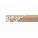 Moderne design klok Progetti Il Tempo Stringe horizontaal 6cm Natuurlijk