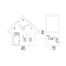 Moderne koekoeksklok Progetti Cucù Home 23cm Hout