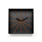 Moderne design klok Progetti Prospettivo 30cm Zwart