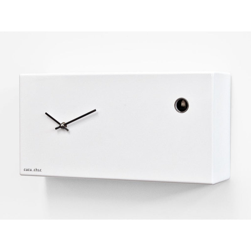 Moderne koekoeksklok Progetti Cucu Chic 20 cm Wit