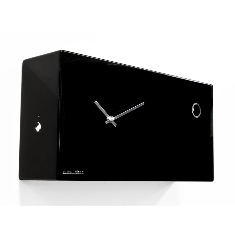 Moderne koekoeksklok Progetti Cucu Chic 20 cm Zwart