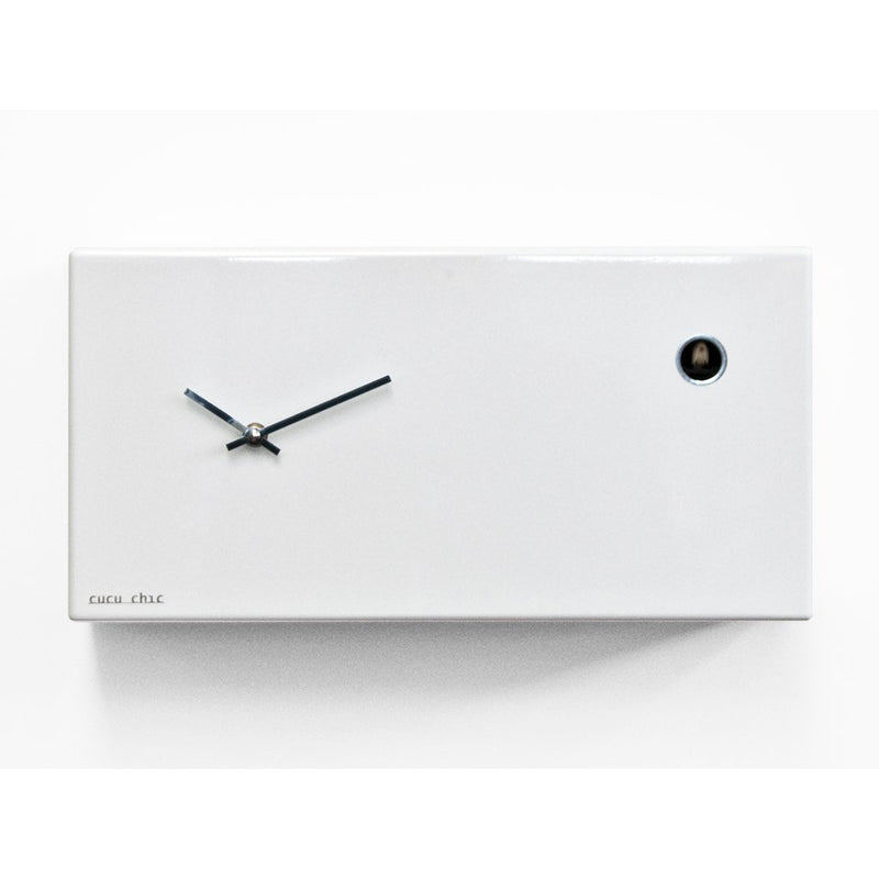 Moderne koekoeksklok Progetti Cucu Chic 20 cm Wit