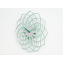 Moderne design klok Progetti Skallop 36cm Wit