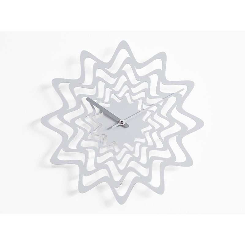 Moderne design klok Progetti Flux 36cm Wit