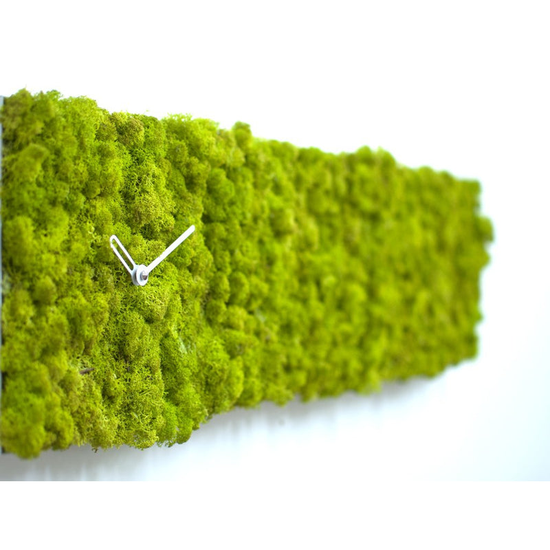 Moderne design klok Progetti Clock Circle rechthoek 20cm Groen