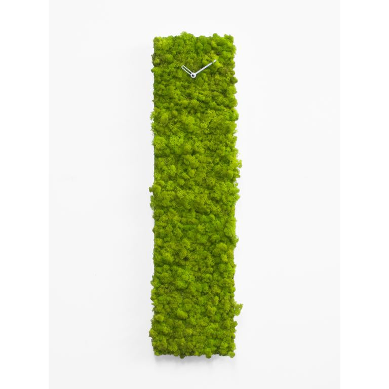 Moderne design klok Progetti Clock Circle rechthoek 20cm Groen