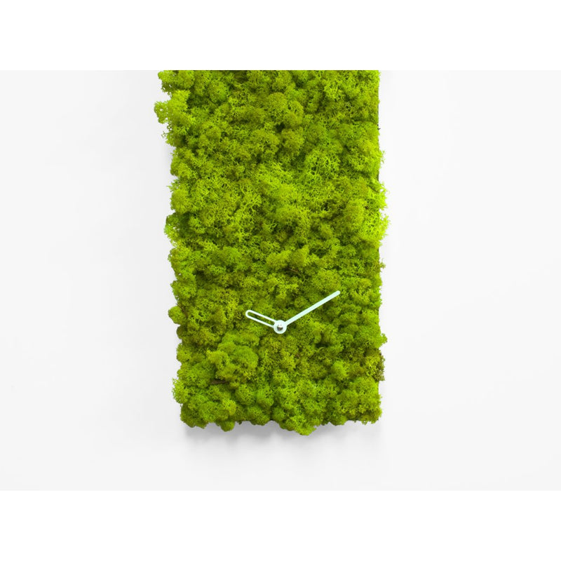 Moderne design klok Progetti Clock Circle rechthoek 20cm Groen
