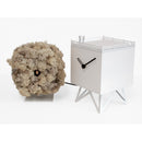 Moderne koekoeksklok Progetti Birdwatching 25cm Wit