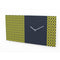 Moderne design klok Progetti Pattern & Partner 20cm Geel