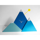 Moderne design klok Progetti Sunset 36cm Blauw
