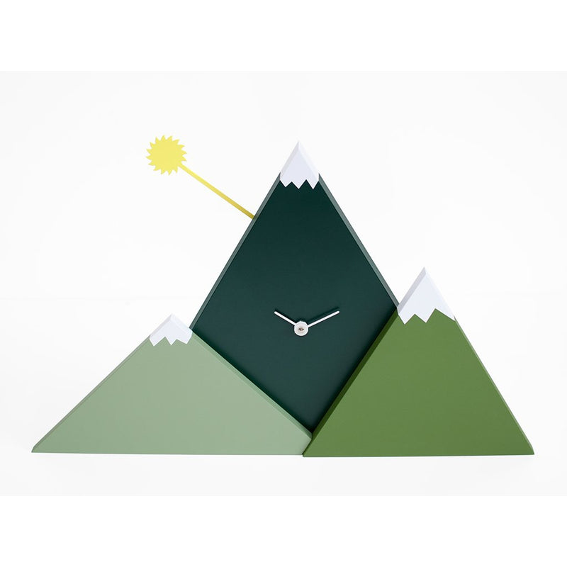 Moderne design klok Progetti Sunset 36cm Groen