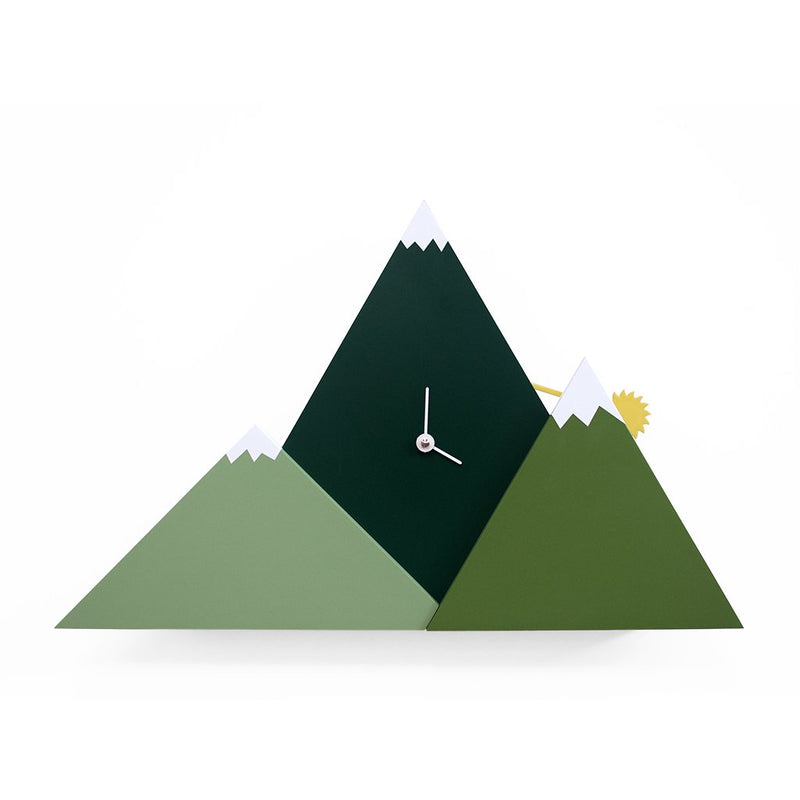 Moderne design klok Progetti Sunset 36cm Groen