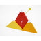 Moderne design klok Progetti Sunset 36cm Oranje