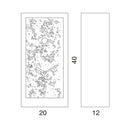 Moderne koekoeksklok Progetti Amazon 40cm Wit