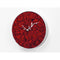 Moderne design klok Progetti Mossy 32cm Rood