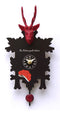 Moderne Koekoeksklok Trenkle Uhren Schwarzwald Daheim Zwart 26cm