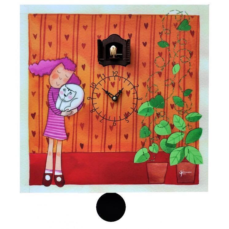 Kinderklok Pirondini Cucù Coccole 40cm-Koekoeksklokonline.nl