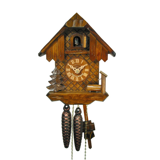 Koekoeksklok Chaletstijl 1-daags August Schwer 22cm-Koekoeksklokonline.nl