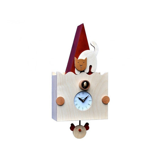 Koekoeksklok Kinderen Pirondini Cucù Micio 50cm-Koekoeksklokonline.nl
