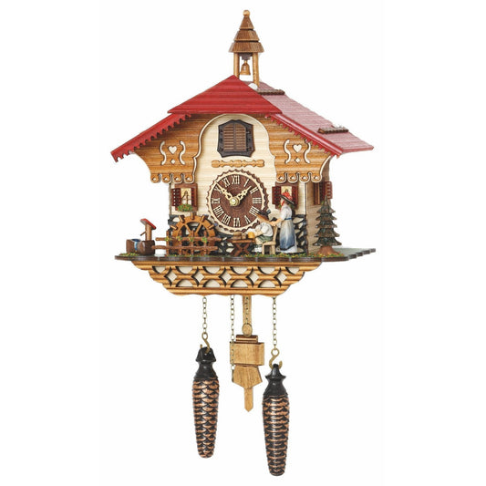 Koekoeksklok met bierdrinker & muziek Quartz uurwerk Trenkle Uhren 30cm-Chalet Style-Koekoeksklok Online
