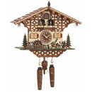 Koekoeksklok met dansers & muziek Quartz uurwerk Trenkle Uhren 43cm-Chalet Style-Koekoeksklok Online