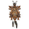 Koekoeksklok met hert & muziek Quartz uurwerk Trenkle Uhren 35cm-Carved Style-Koekoeksklok Online