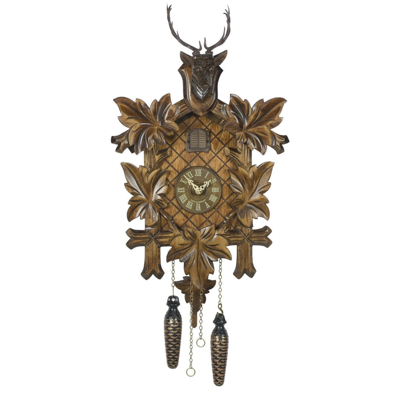 Koekoeksklok met hert Quartz uurwerk Trenkle Uhren 40cm-Carved Style-Koekoeksklok Online