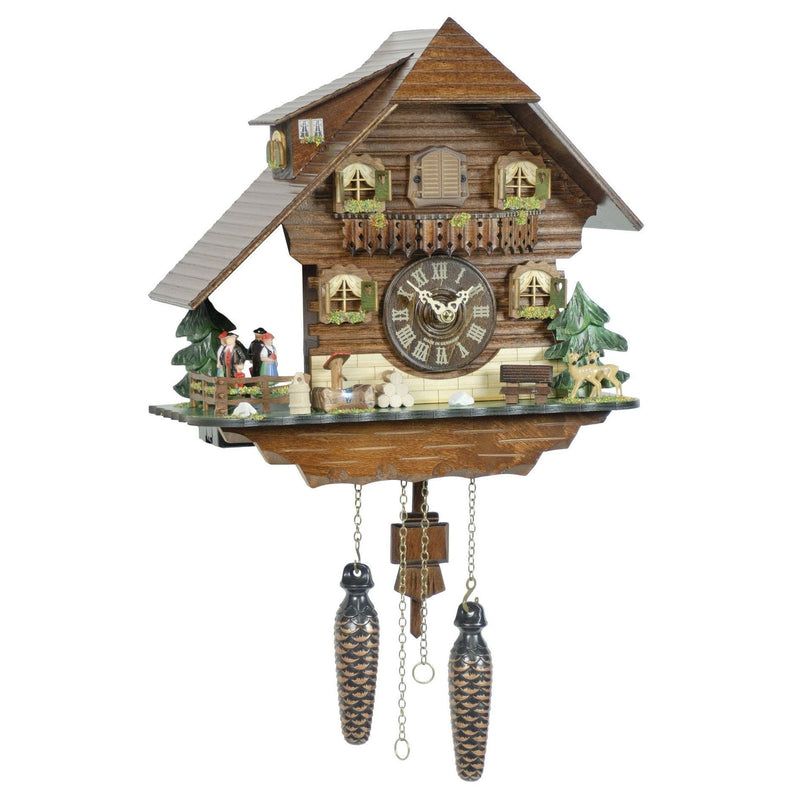Koekoeksklok met hertjes Quartz uurwerk Trenkle Uhren 30cm-Chalet Style-Koekoeksklok Online