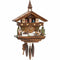 Koekoeksklok met toren & muziek 1-daags uurwerk Hekas 39cm-Chalet Style-Koekoeksklok Online