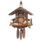 Koekoeksklok met toren & muziek 8-daags uurwerk Hekas 45cm-Chalet Style-Koekoeksklok Online