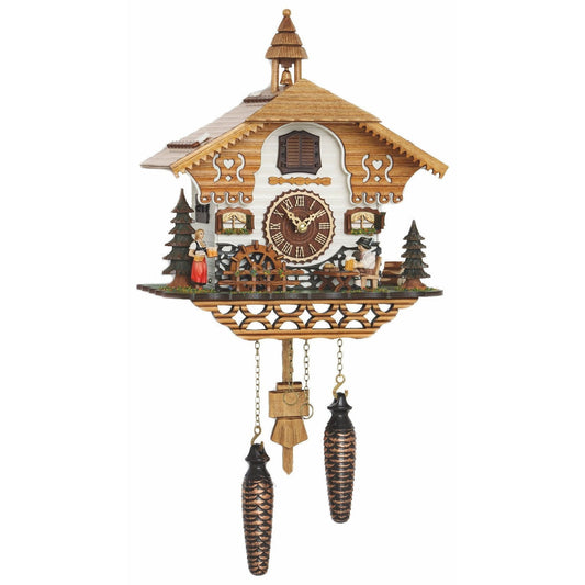 Koekoeksklok met toren & muziek Quartz uurwerk Trenkle Uhren 30cm-Chalet Style-Koekoeksklok Online