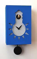 Lichtgevende Kinderklok Pirondini Cucù Night & Day Blauw 27cm-Koekoeksklokonline.nl