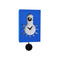 Lichtgevende Kinderklok Pirondini Cucù Night & Day Blauw 27cm-Koekoeksklokonline.nl