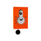 Lichtgevende Kinderklok Pirondini Cucù Night & Day Oranje 27cm-Koekoeksklokonline.nl
