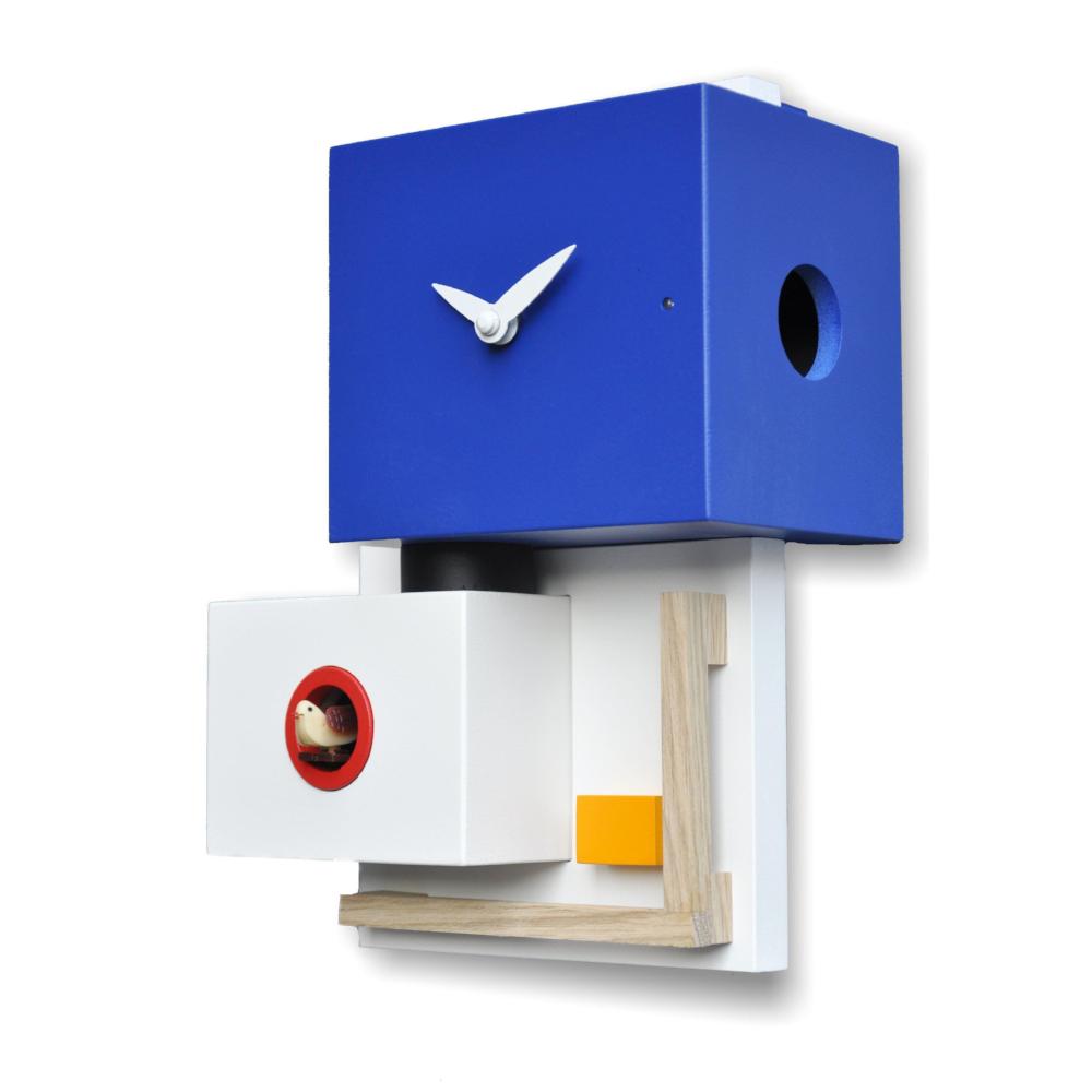 Moderne koekoeksklok Pirondini Around Rietveld 26cm-Pirondini-Koekoeksklok Online