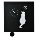 Moderne koekoeksklok Pirondini Cat 39cm Zwart-Pirondini-Koekoeksklok Online